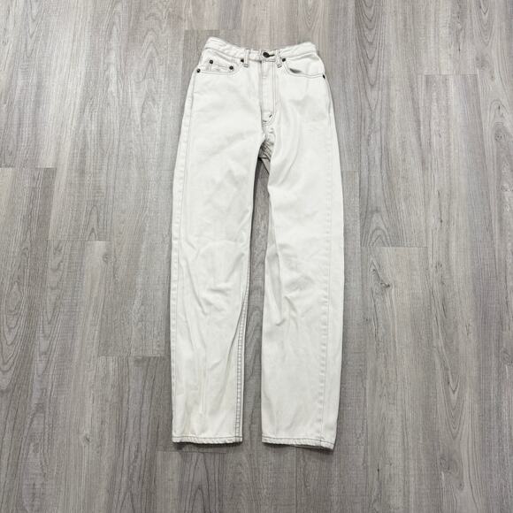 Vintage Levis W515-03 Jeans Women's 27x31 White Made in Japan Denim Western - Picture 1 of 14